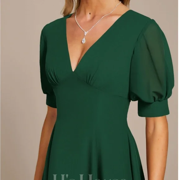 JJs House Deep Green Midi Dress - Picture 2 of 7